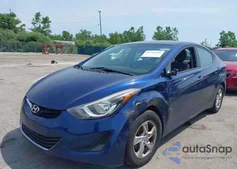 2015 Hyundai Elantra Se из США, поврежденный, VIN 5NPDH4AE6FH640799